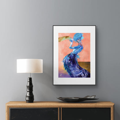 Fashionable curves - Print on fine art paper