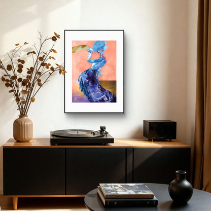 Fashionable curves - Print on fine art paper