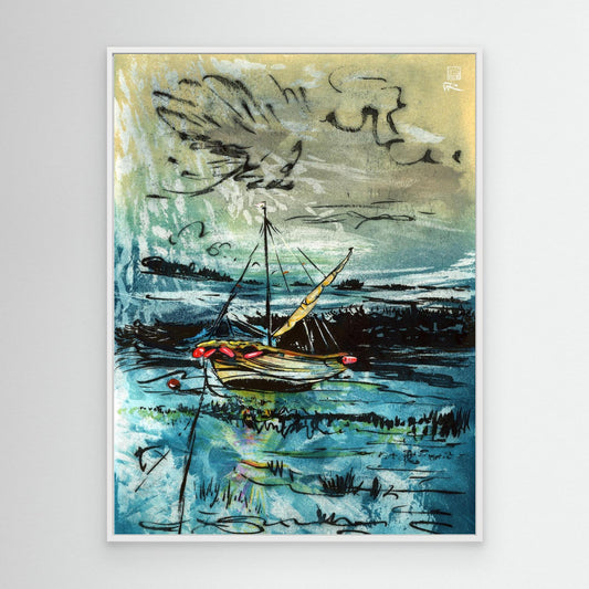 Awaiting the tide edition 2 - Canvas print