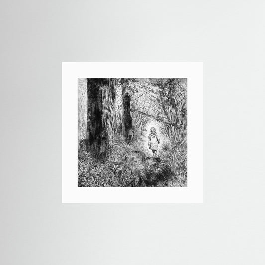 Bluebell wood edition 1: Monochrome - Paper print