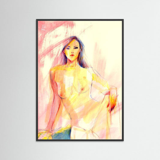 Golden pink haze - Print on fine art paper