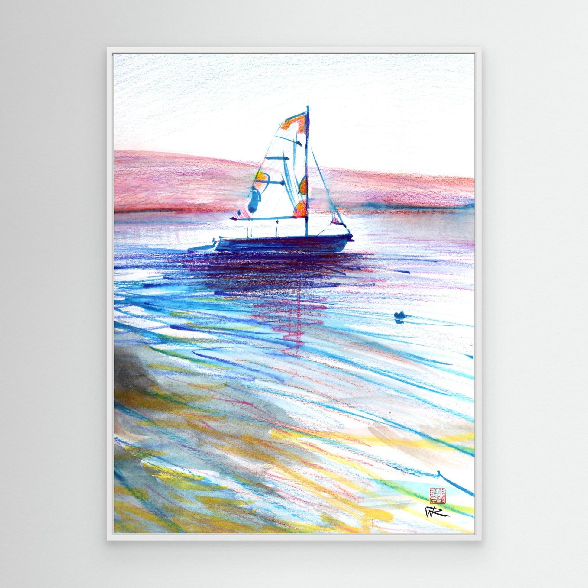Neilson dinghy on mooring in Croatia