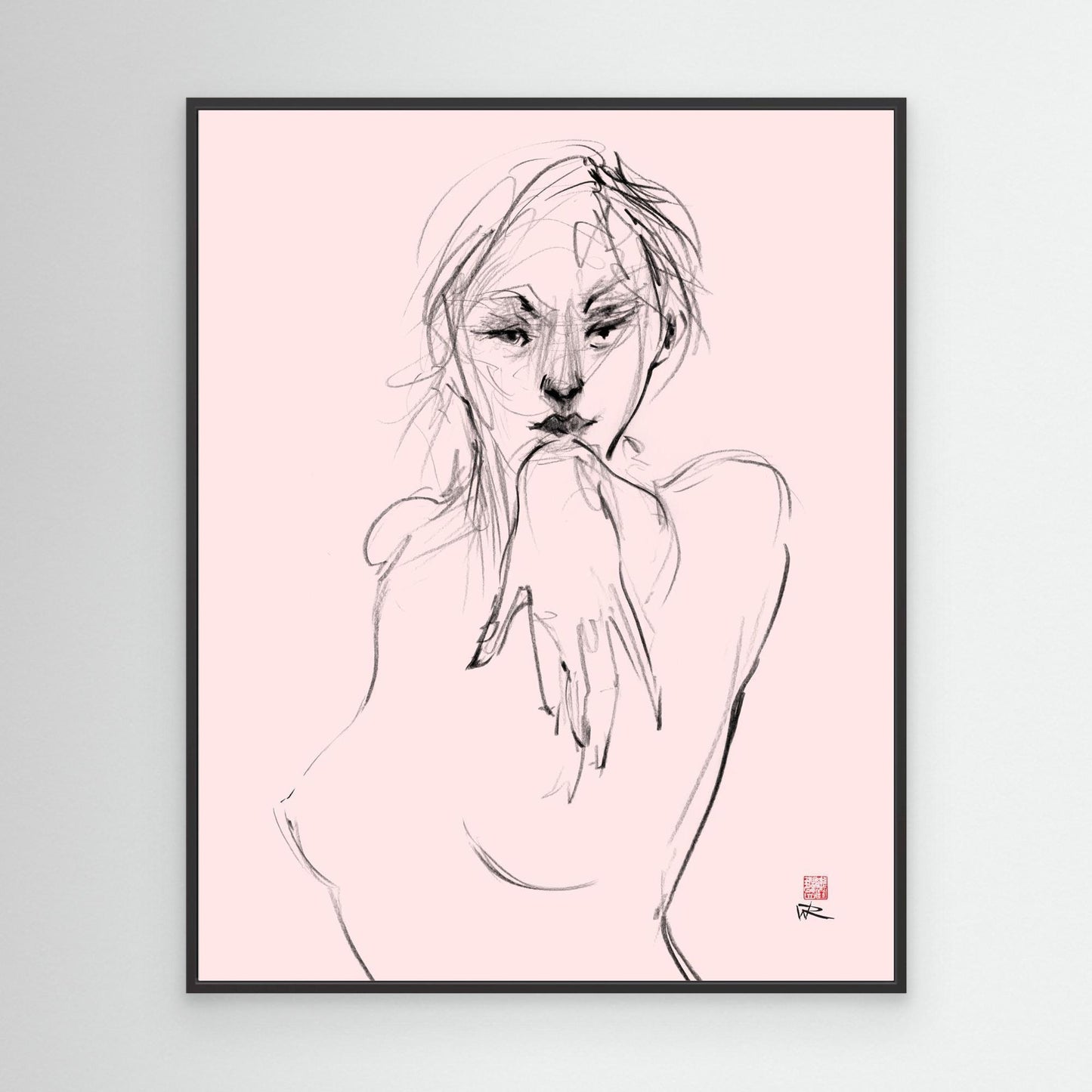 Come hither - Canvas print