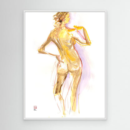 Manko from behind - Canvas print