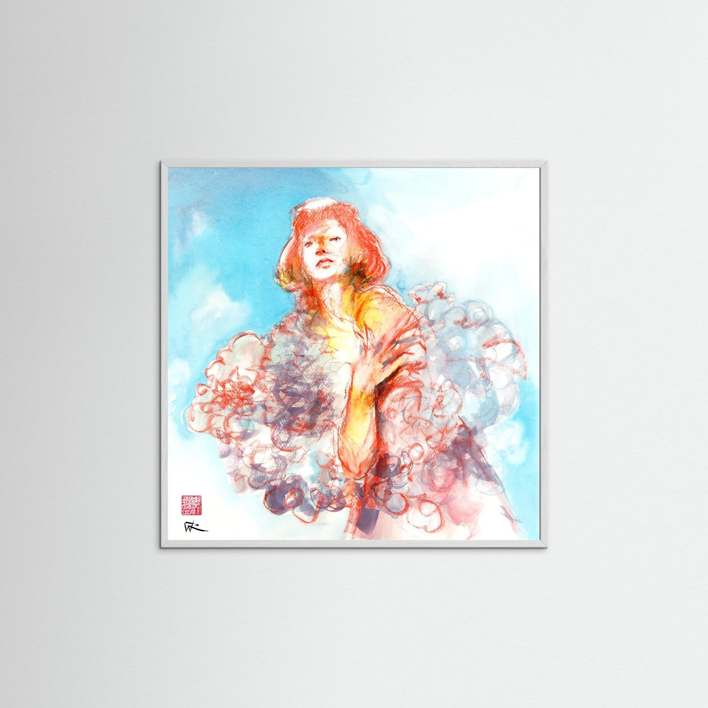 Mishi may fashion - paper print