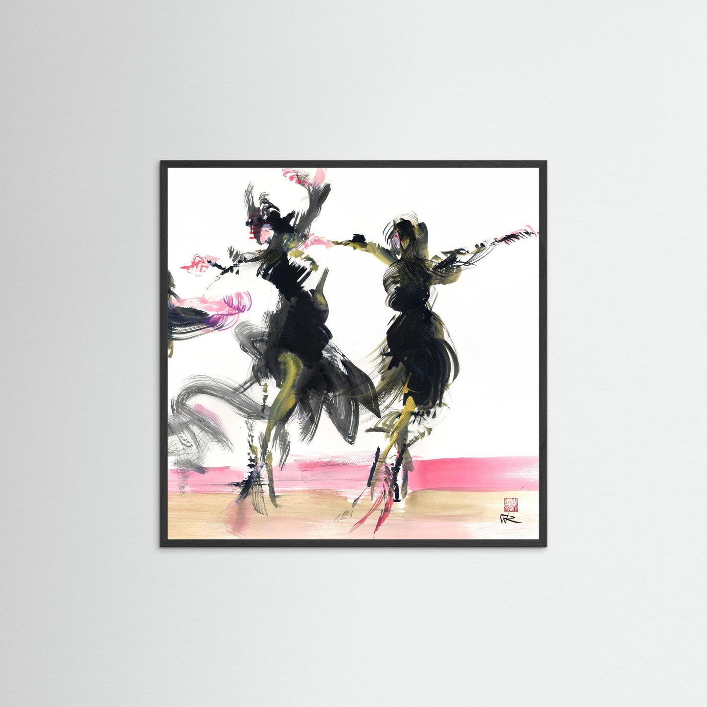 Dance of the snowflake - paper print