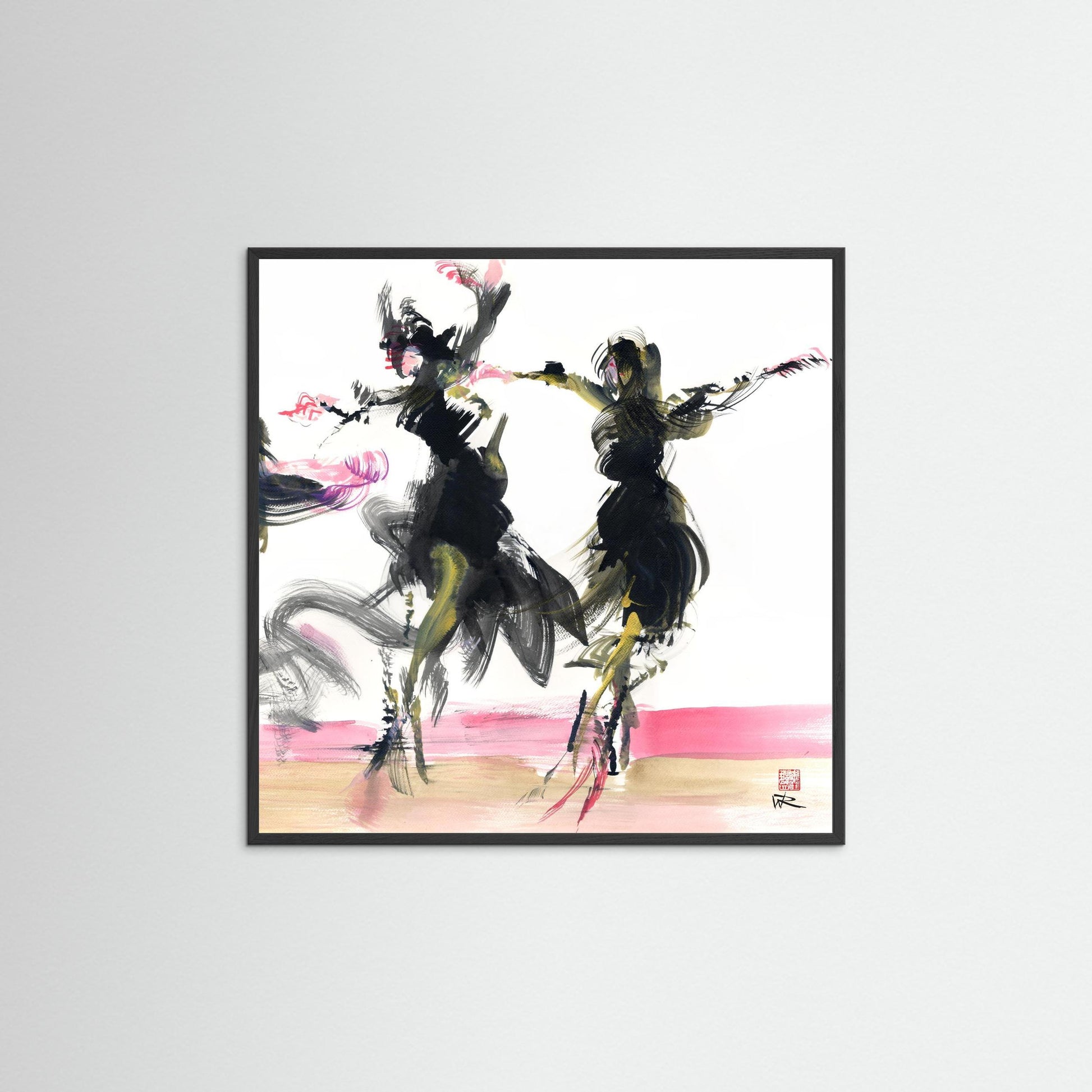 Dance of the snowflake - paper print
