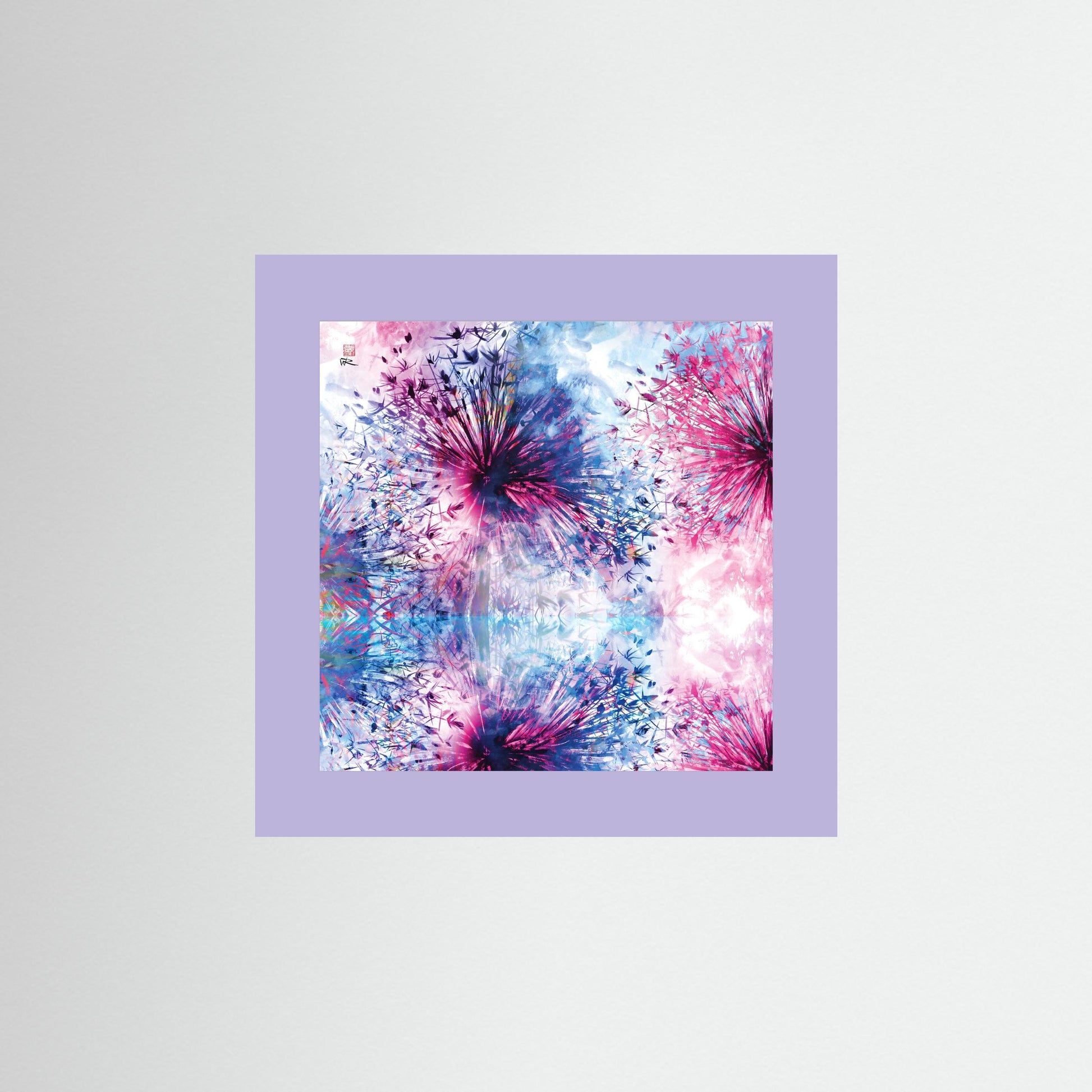 Allium pink sunshine - Paper print