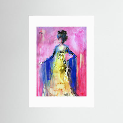 Madame de pompadour - paper print