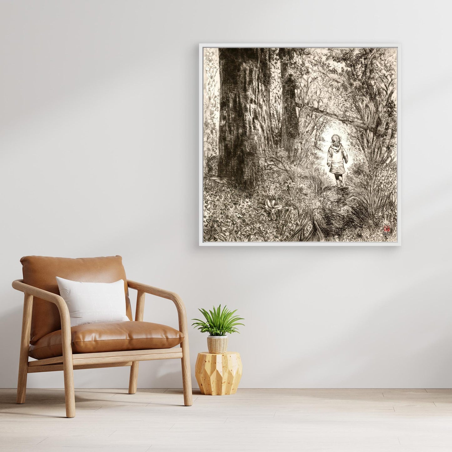 Bluebell Wood edition 2 - Canvas print