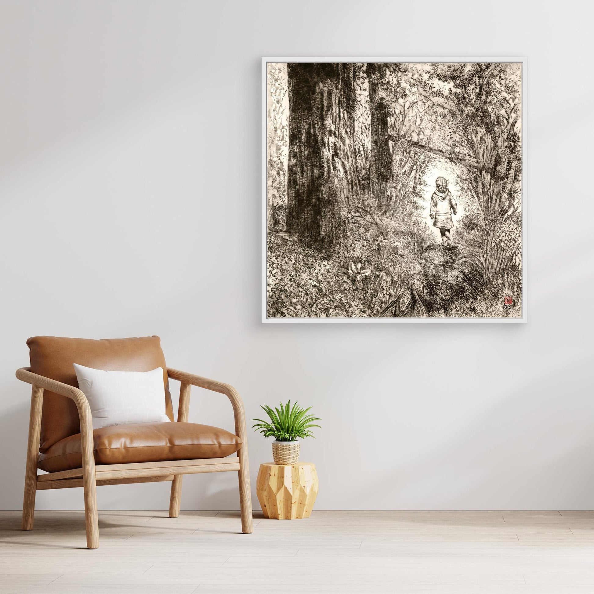 Bluebell Wood edition 2 - Canvas print