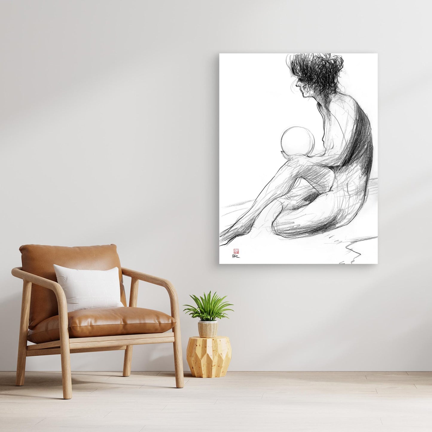 Fortune teller seated