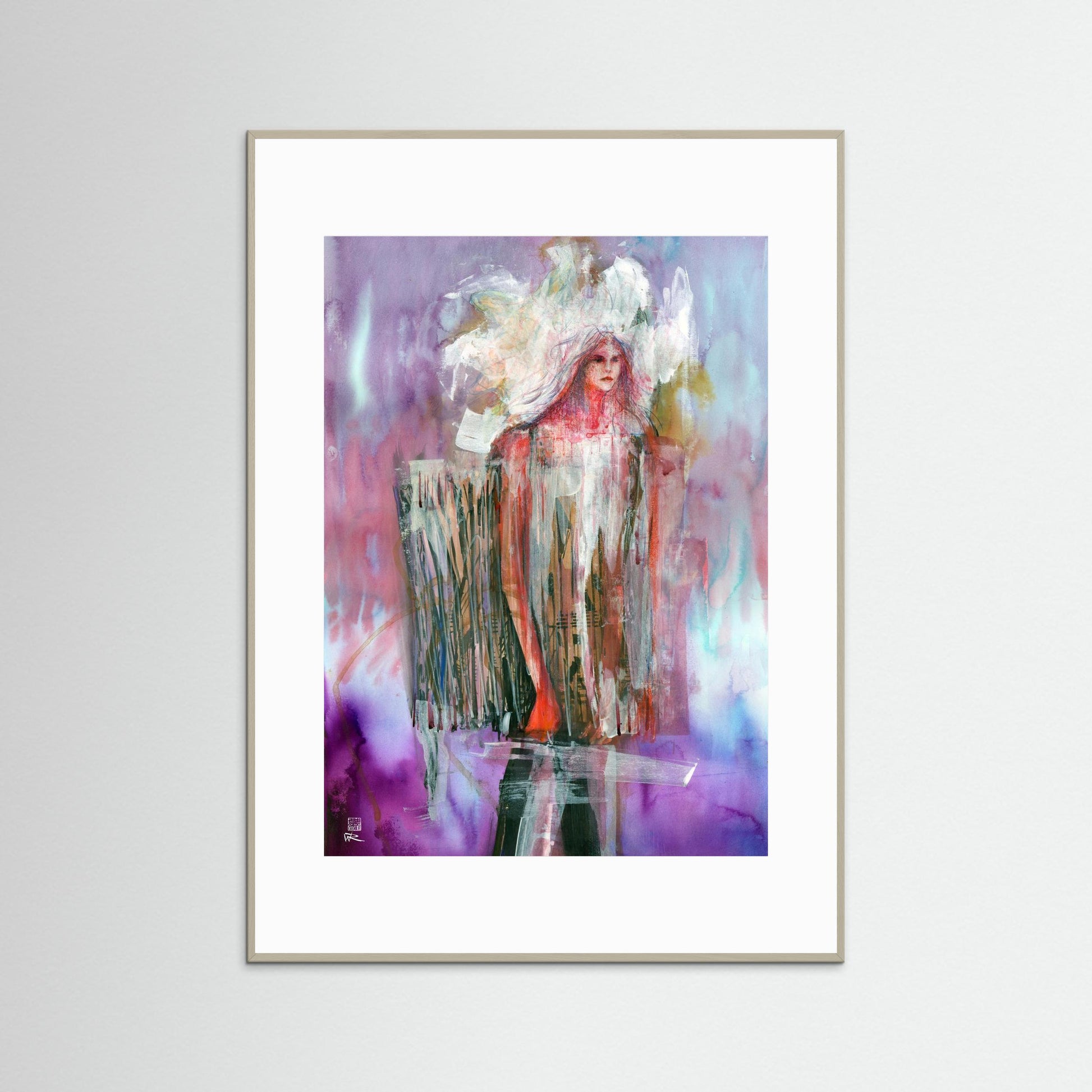 Concertina dress - Paper print