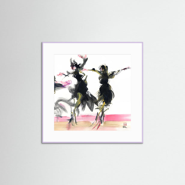 Dance of the snowflake - paper print