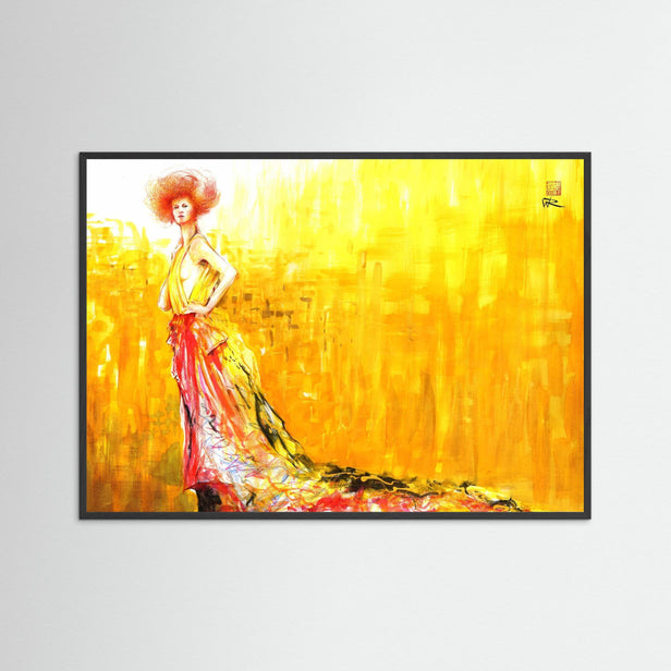 Recycled Klimt fashion - Paper print