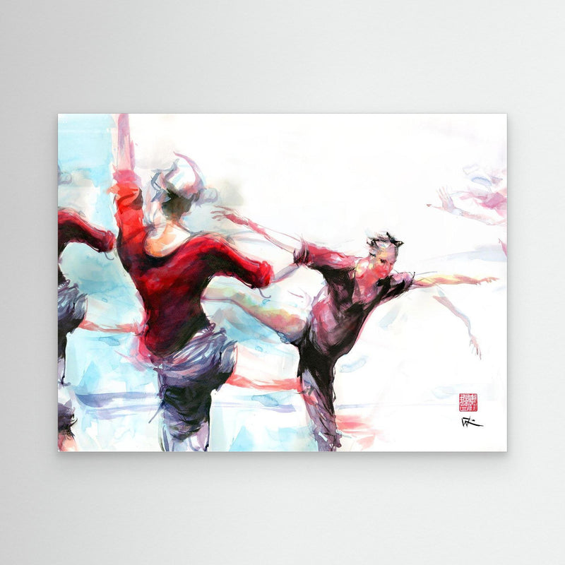 New Yorker Tänzerinnen - Leinwanddruck