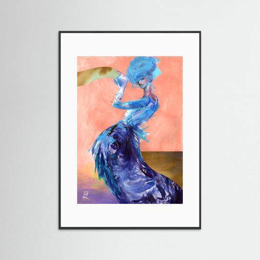 Fashionable curves - paper print