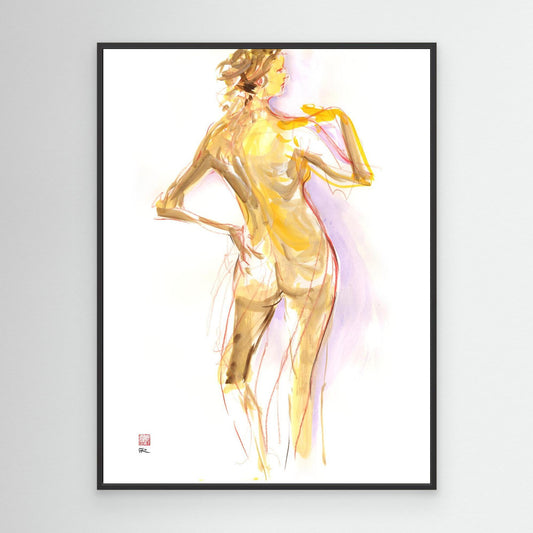 Manko from behind - Canvas print