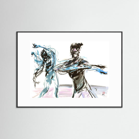 Dance synergy - paper print
