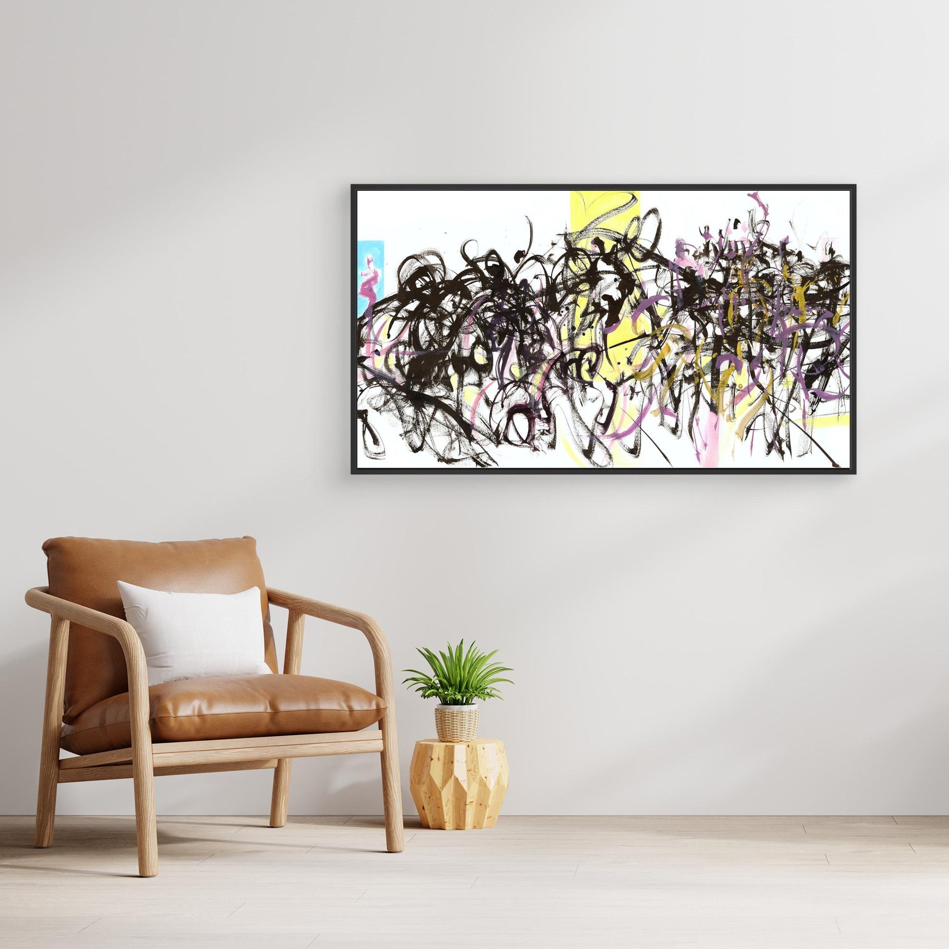 Abstract dance movement 4 - Canvas art print