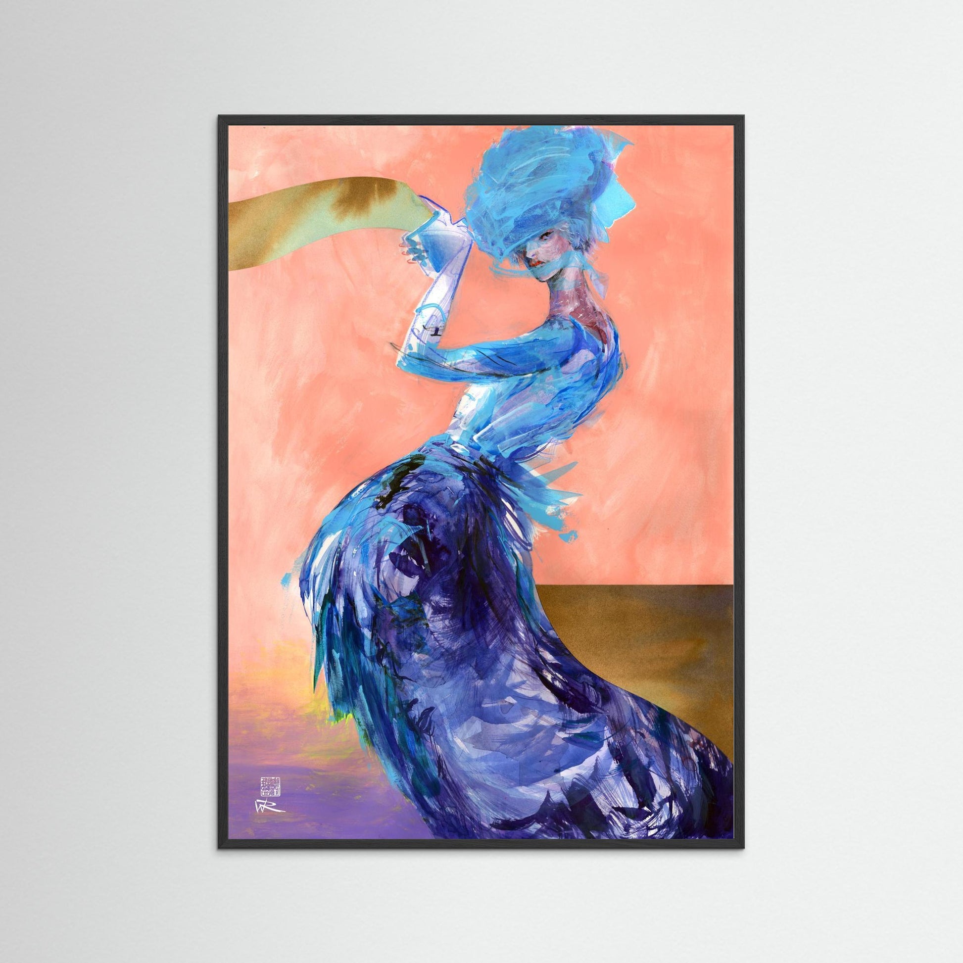 Fashionable curves - paper print