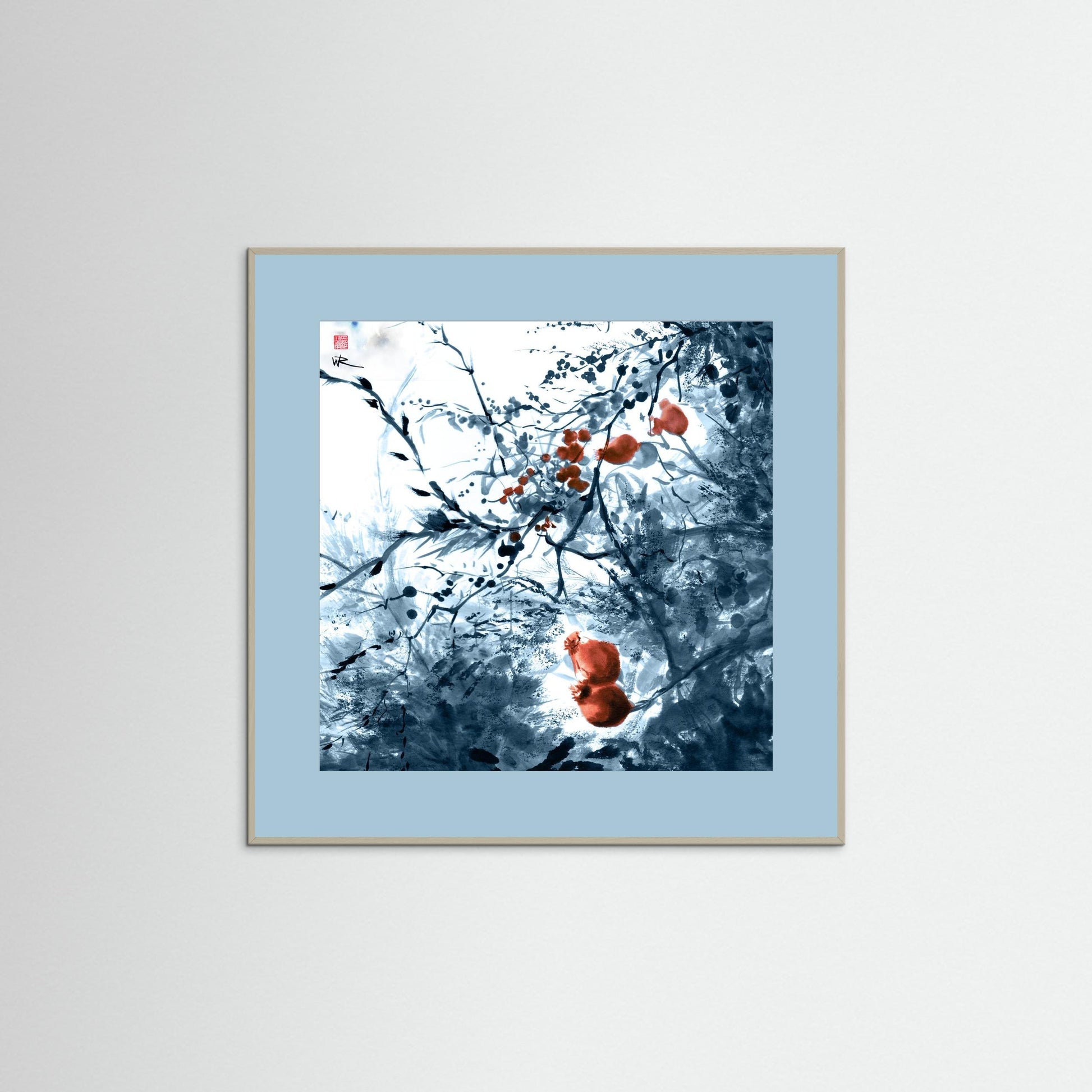 September rosehips - Paper print