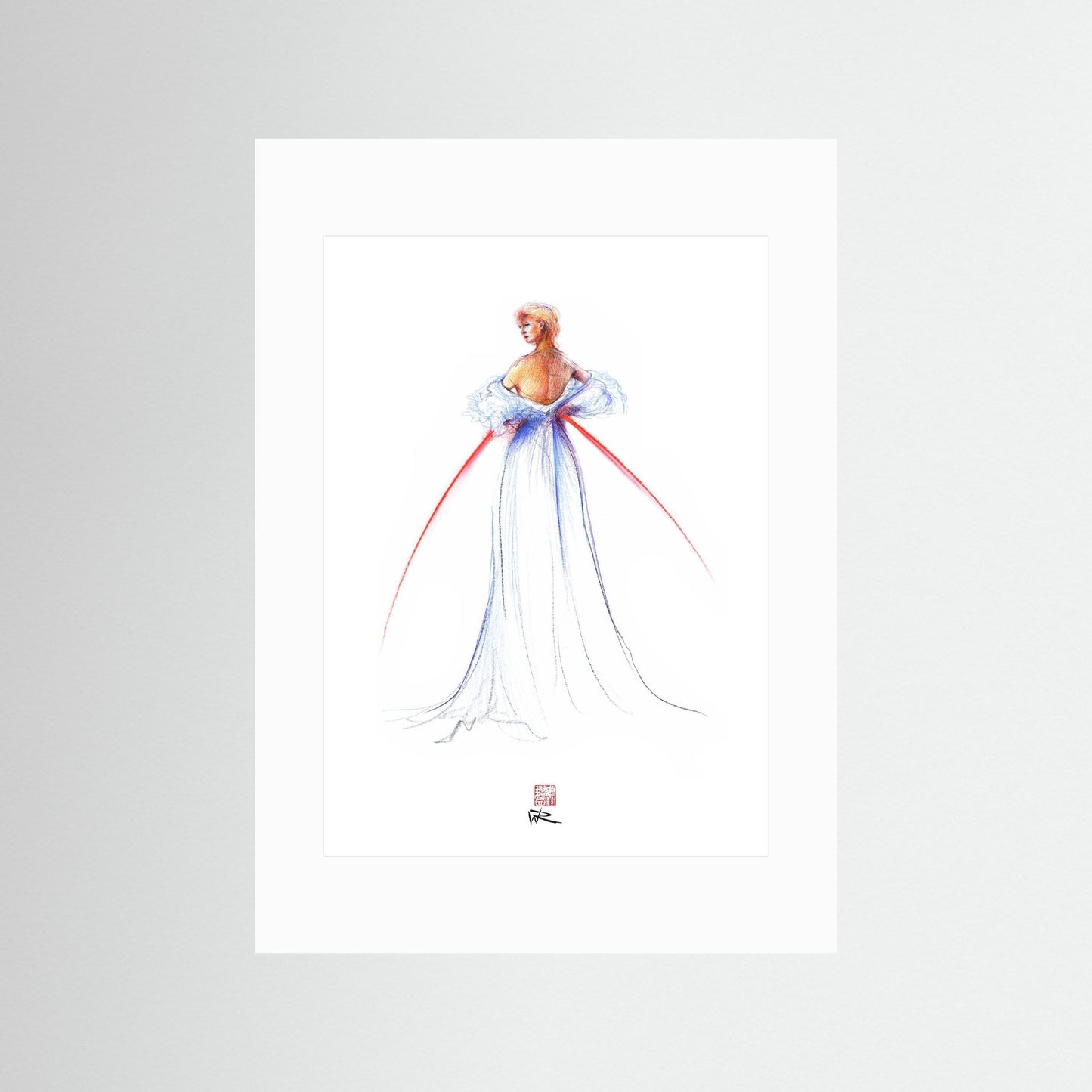 Thomas Jackson couture fashion - paper print