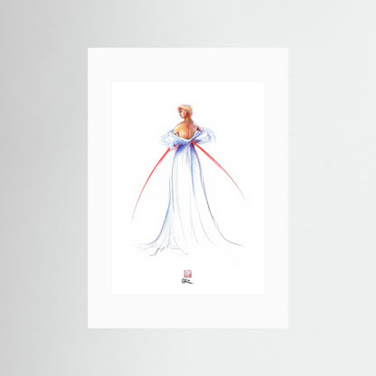 Thomas Jackson couture fashion - paper print