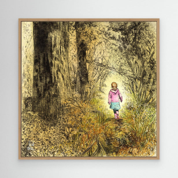Bluebell Wood edition 5 - Canvas print