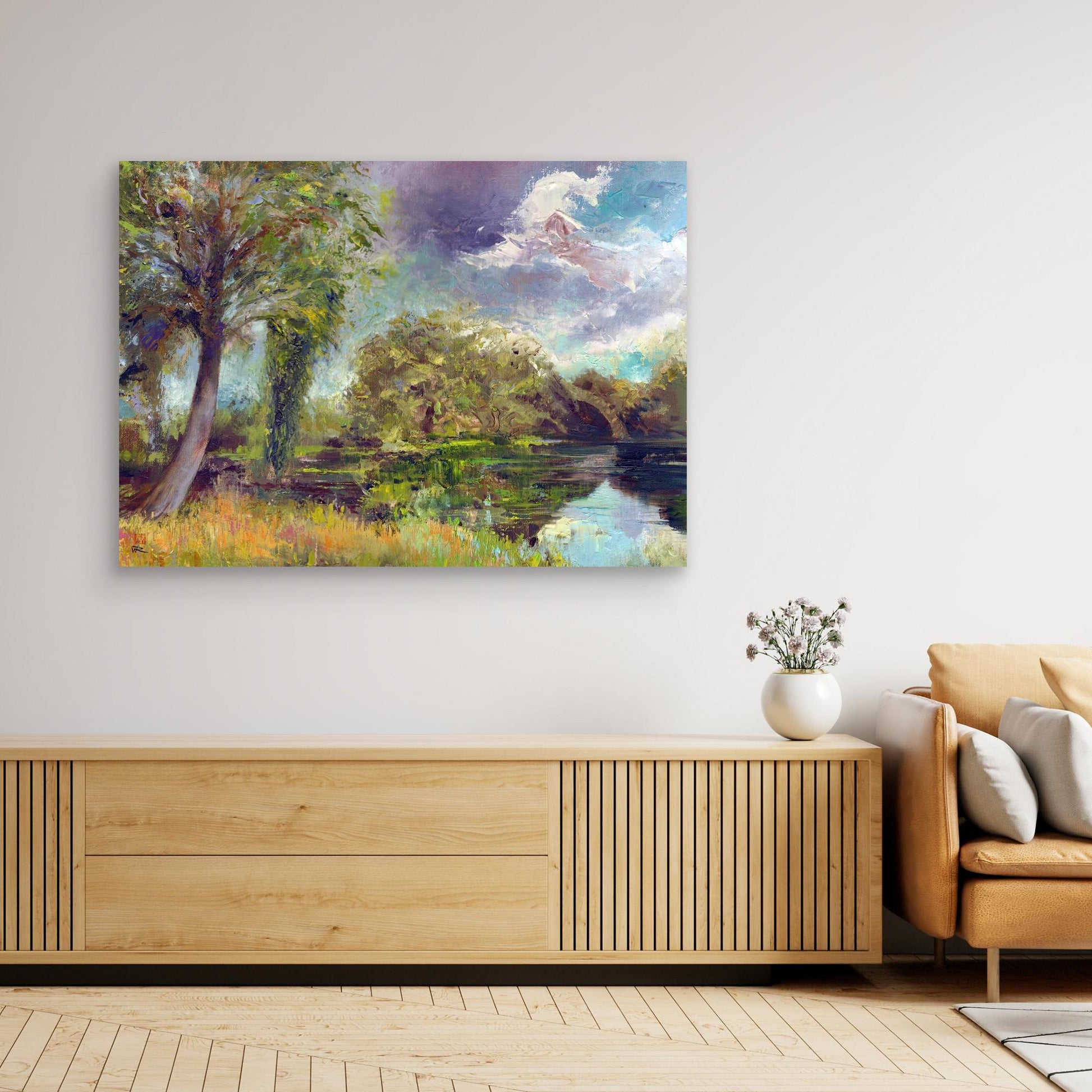 Wotton lake summer 25 - Canvas art print
