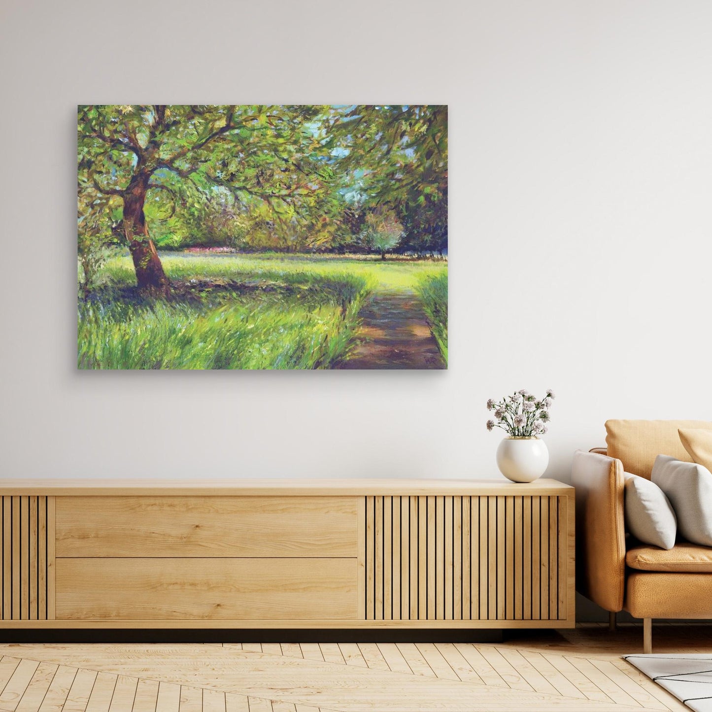 Light through the trees - Canvas art print