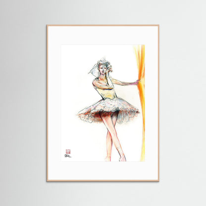 Ballerinas curtain call - Paper print