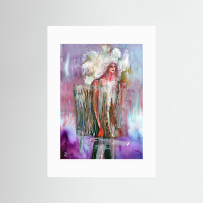 Concertina dress - Paper print