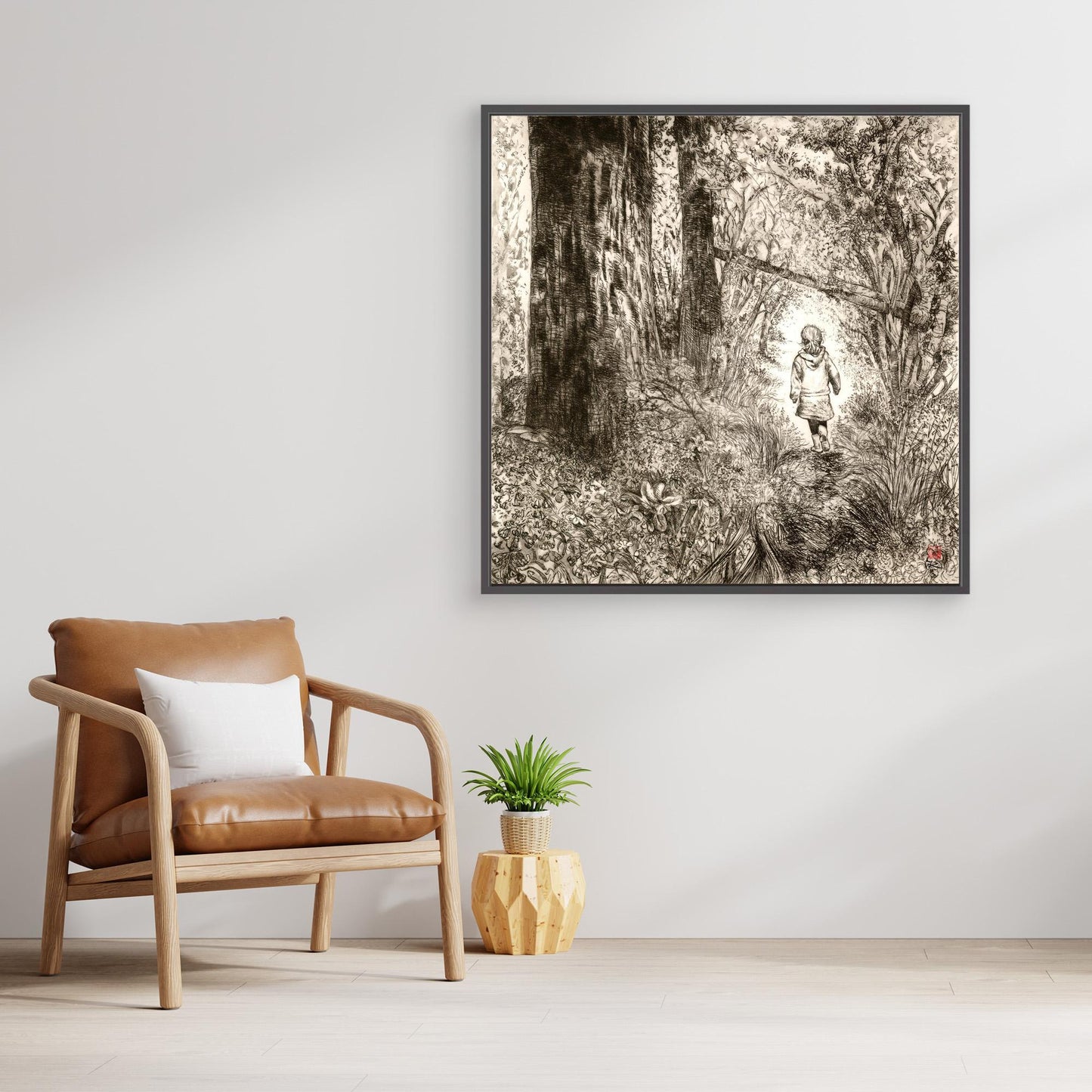 Bluebell Wood edition 2 - Canvas print