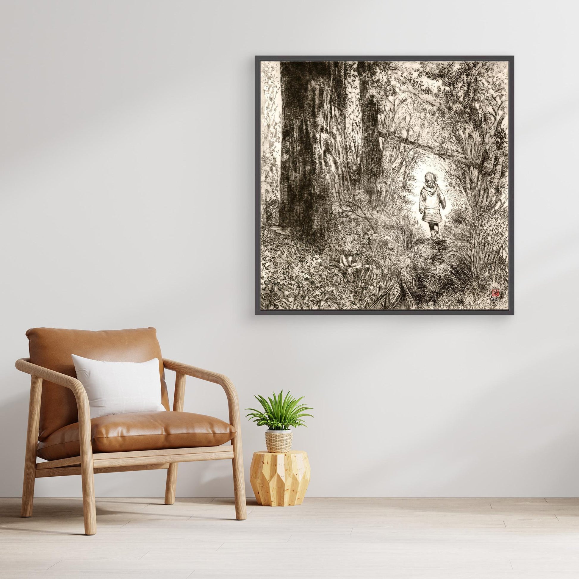 Bluebell Wood edition 2 - Canvas print