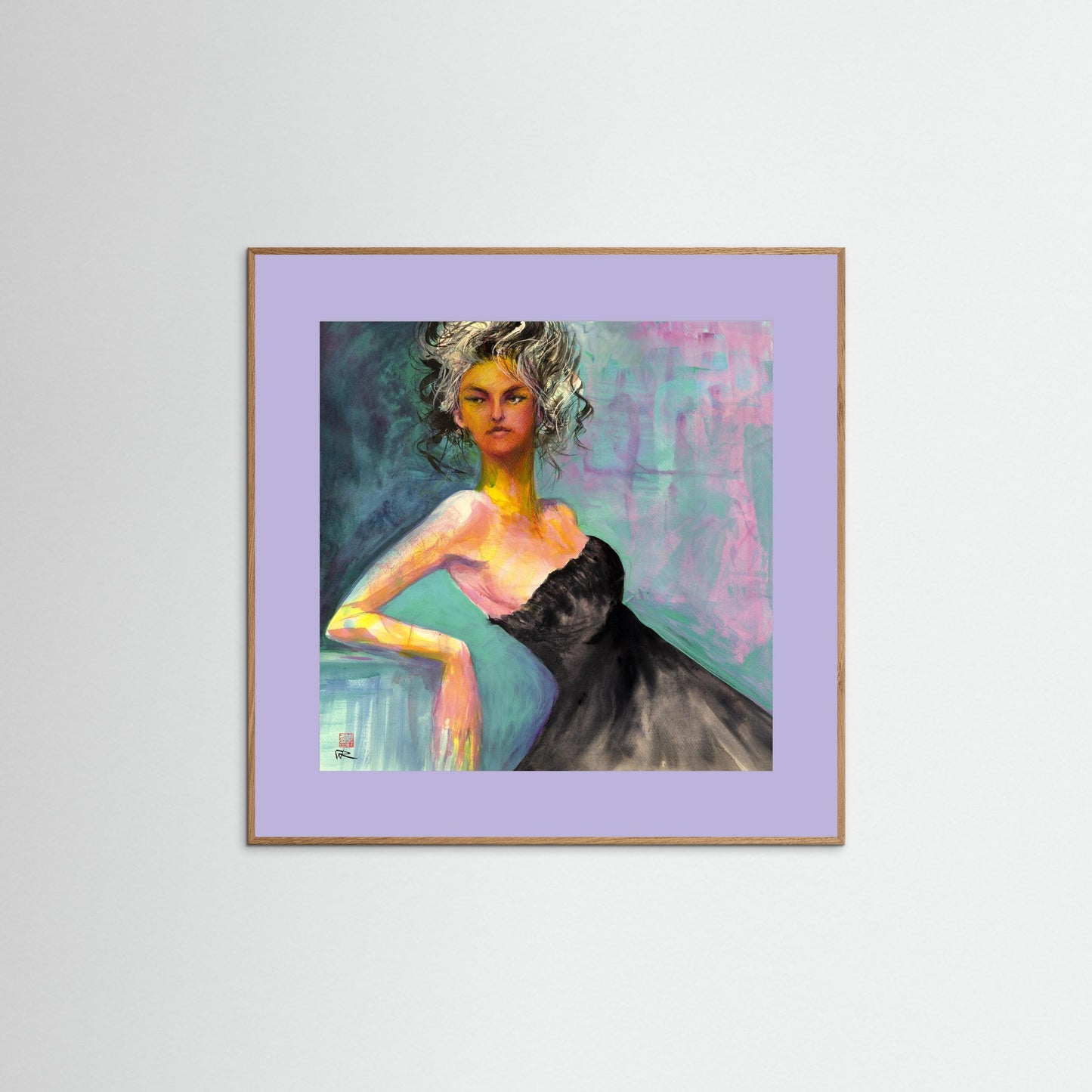 Little black dress - Paper print