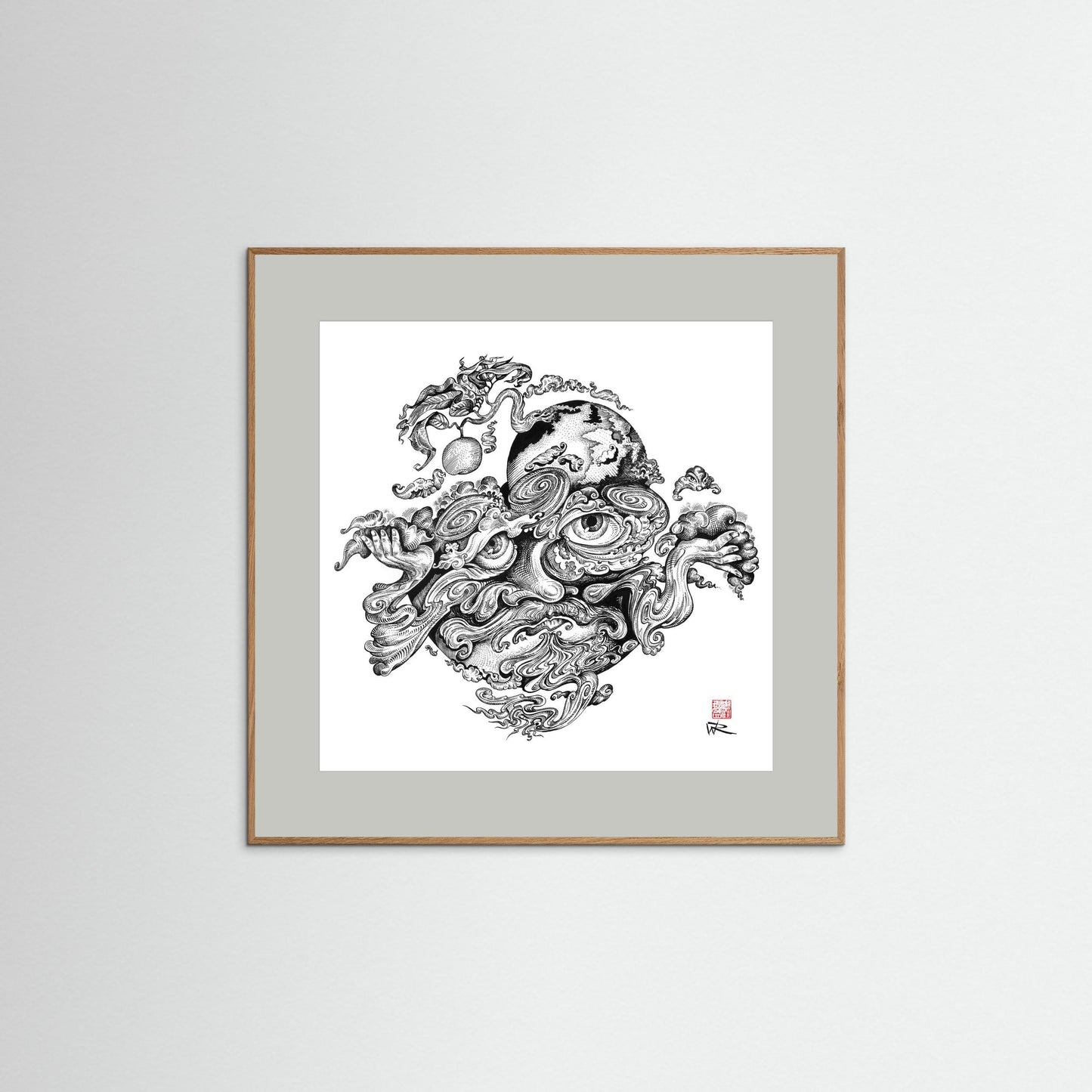 Atlas - paper print