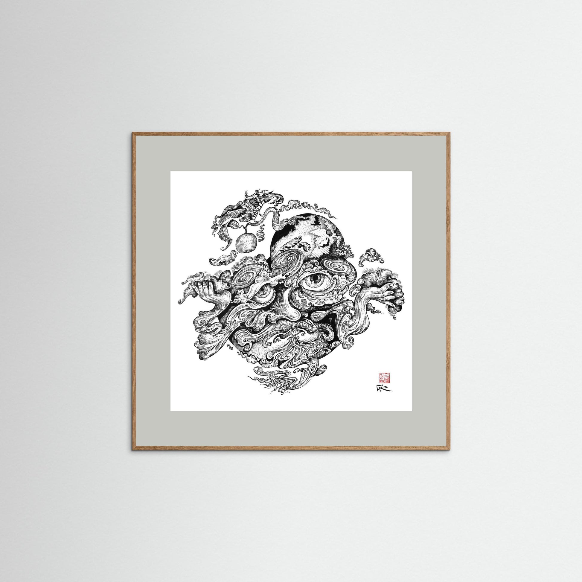Atlas - paper print
