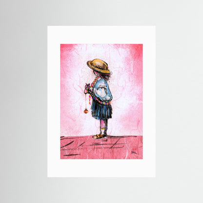 Anyone for conkers - Paper print