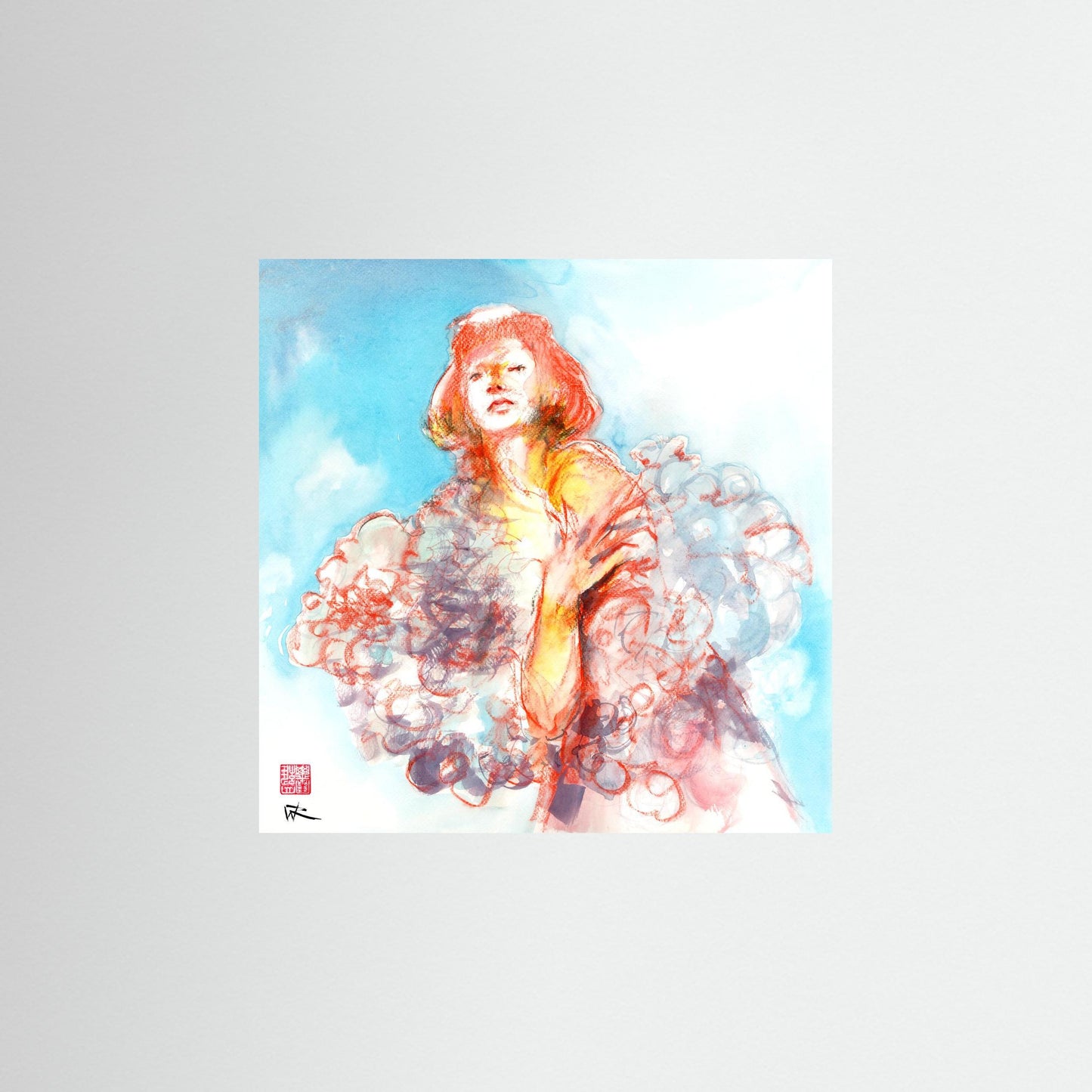 Mishi may fashion - paper print