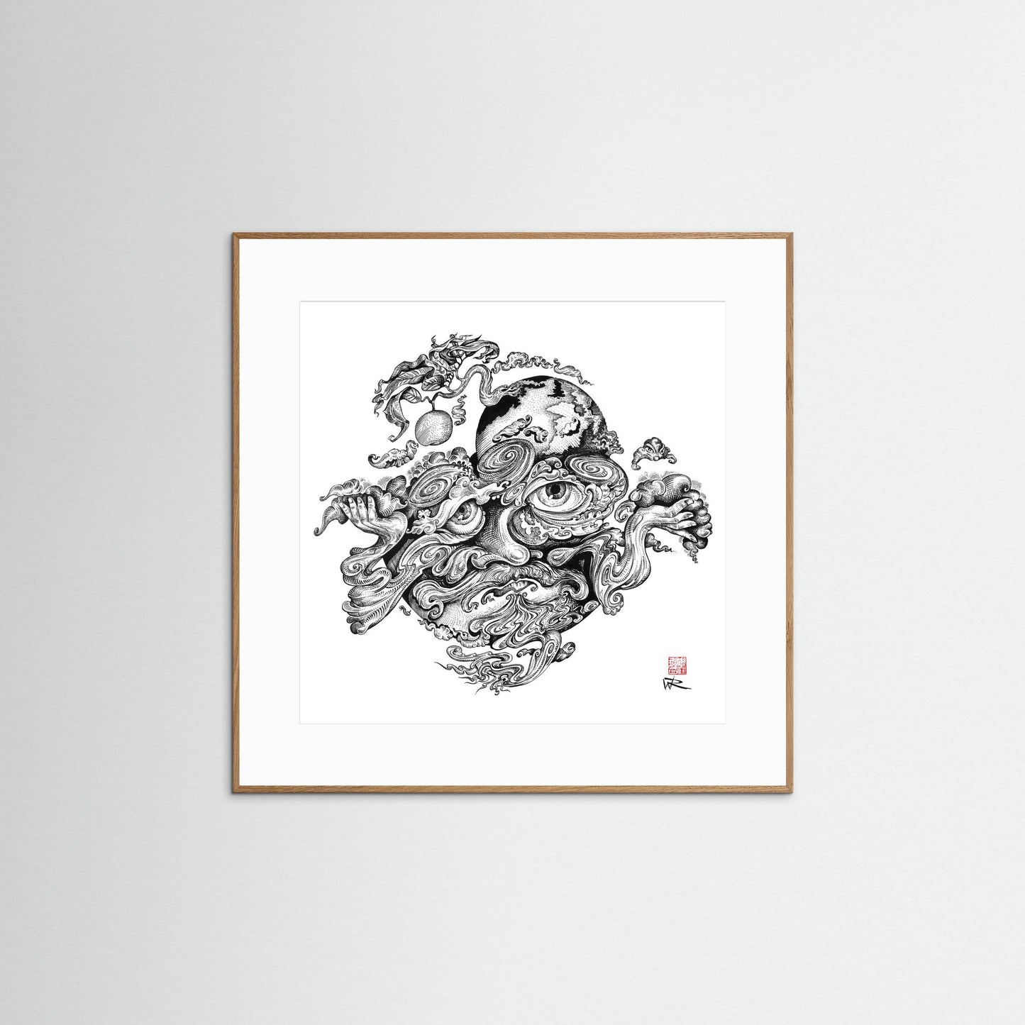 Atlas - paper print