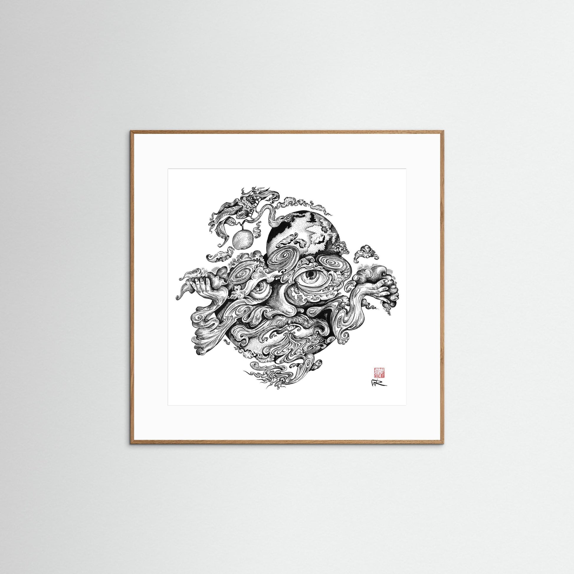 Atlas - paper print