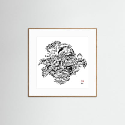 Atlas - paper print