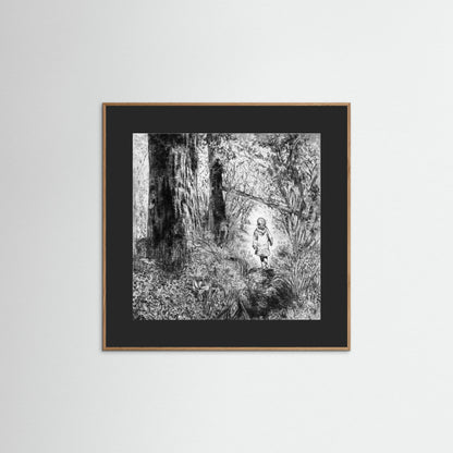 Bluebell wood edition 1: Monochrome - Paper print