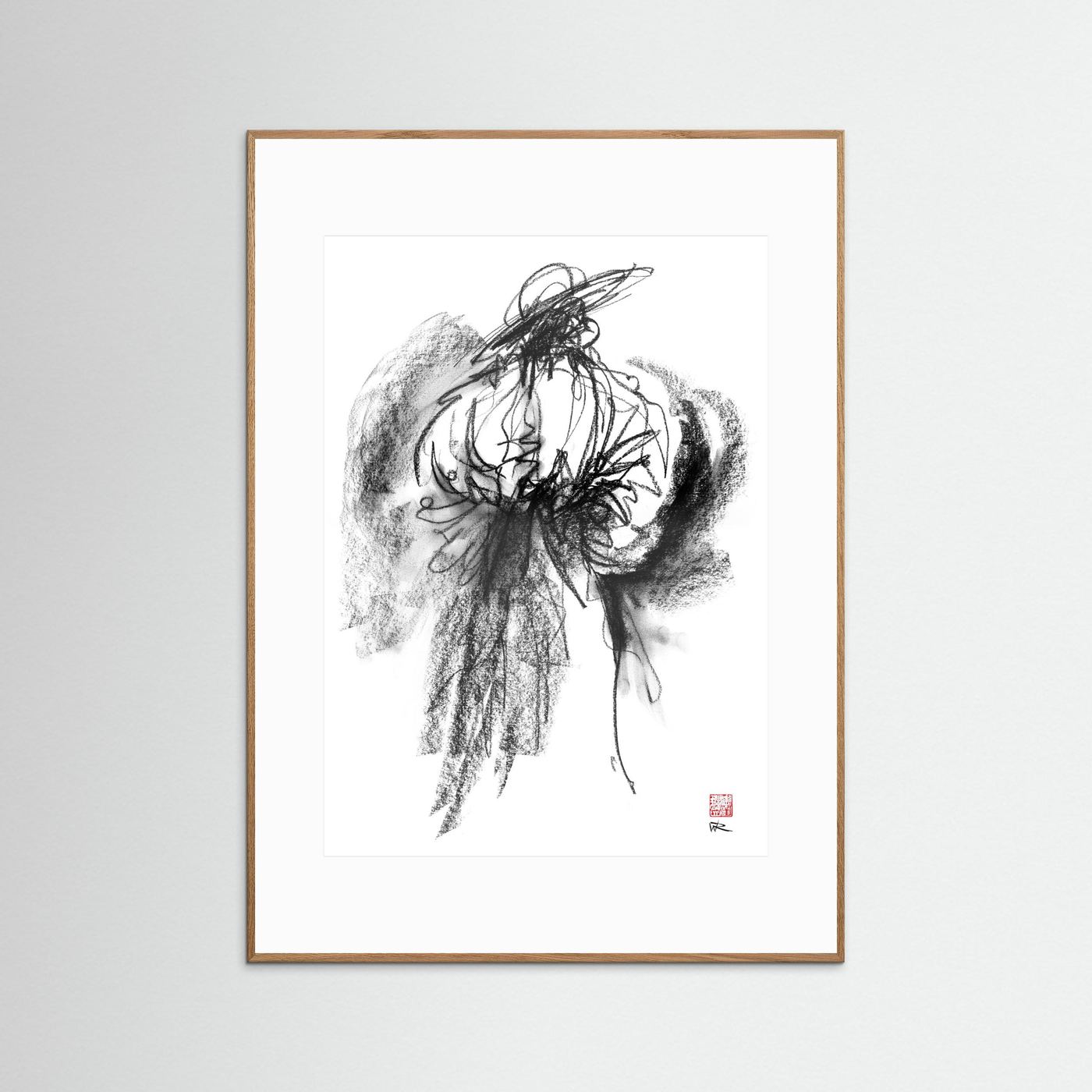 Flamenco hat - Print on fine art paper