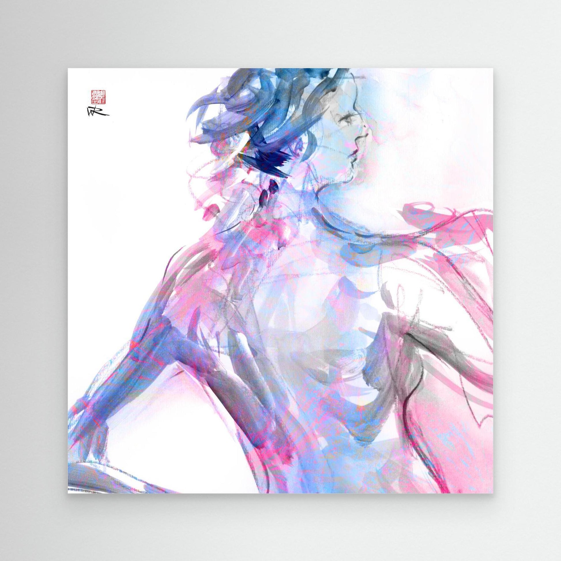Allium figure 1 - Canvas print