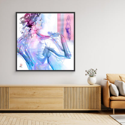 Allium figure 2 - Canvas print