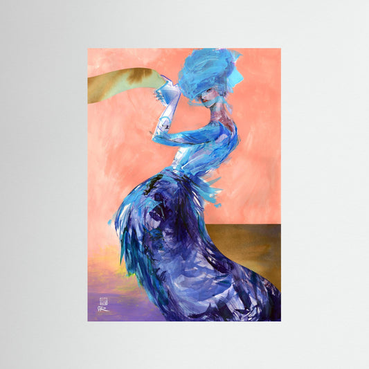 Fashionable curves - paper print