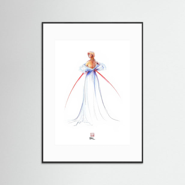 Thomas Jackson couture fashion - paper print