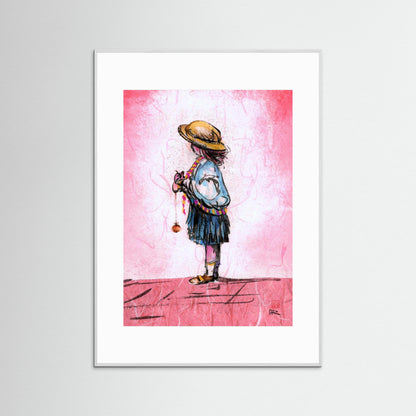 Anyone for conkers - Paper print